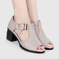 Gitte – Elegant Sandals – Grey / 39