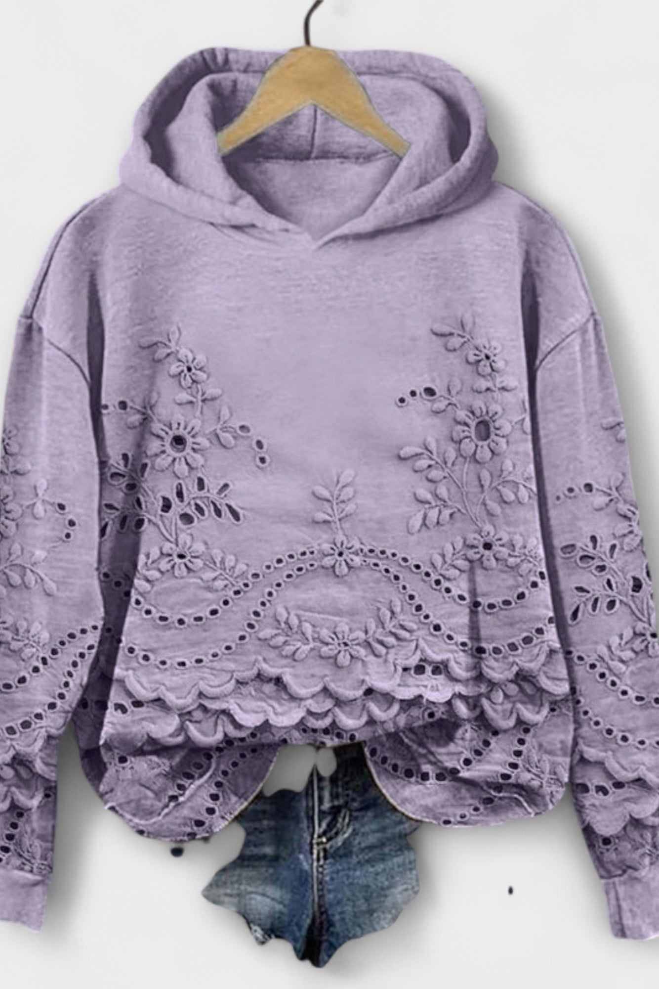 Grace – Hoodie – Lavender / S