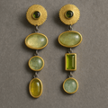 Gry – Golden forest earrings – image 3