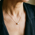 Gold chain with diamonds – image 2
