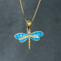 Gold jewellery with a jeweler and opal – image 3
