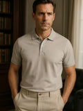 Gustav – Urban Fog Polo – Light Grey / M