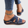 Helene – Supportive Sandals – Blue / 36
