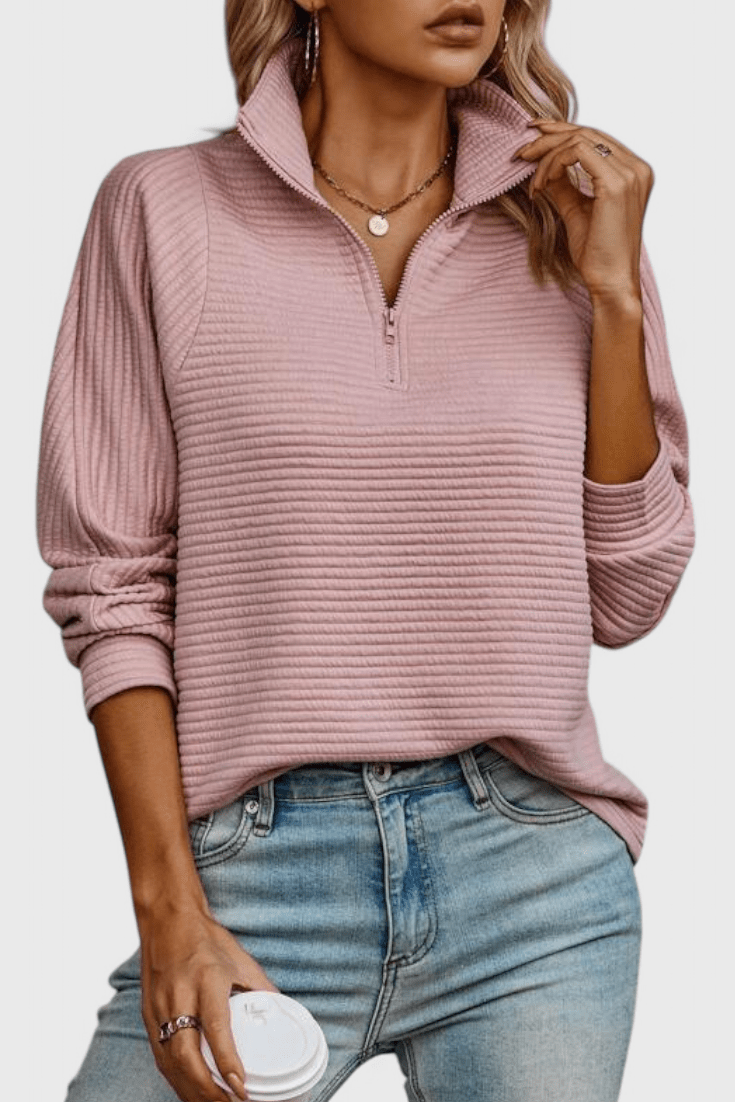 Helene – Knitted Jumper – Pink / S