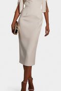 Helle – Midi dress – White / L