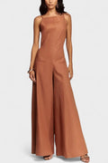 Henriette – Belén trouser suit – Brown / S
