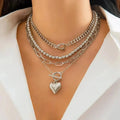 Heart Necklace – Silver