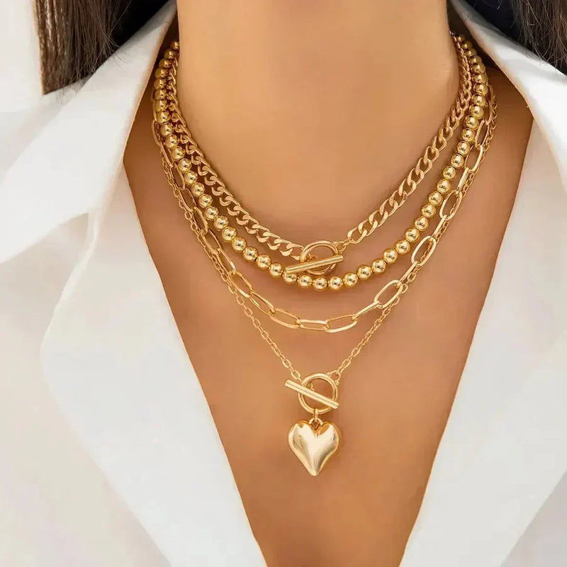 Heart Necklace – Gold