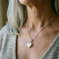 Heart pendant in silver – image 2