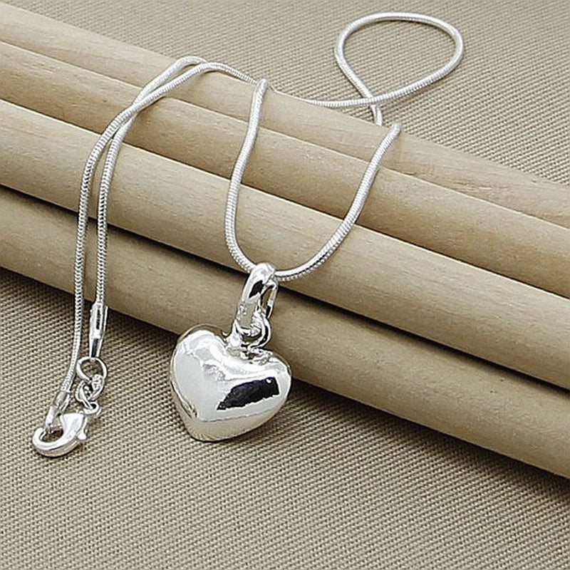 Heart pendant in silver