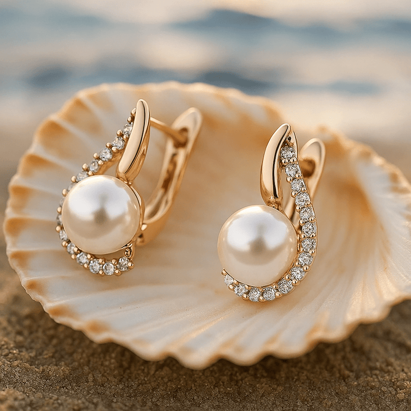 Ida – Pearl earrings