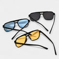 Inger – Geometric glasses – Yellow
