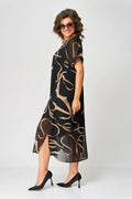 Inger – V-neck dress – M
