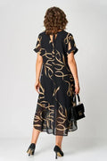 Inger – V-neck dress – L