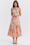 Pink floral print
