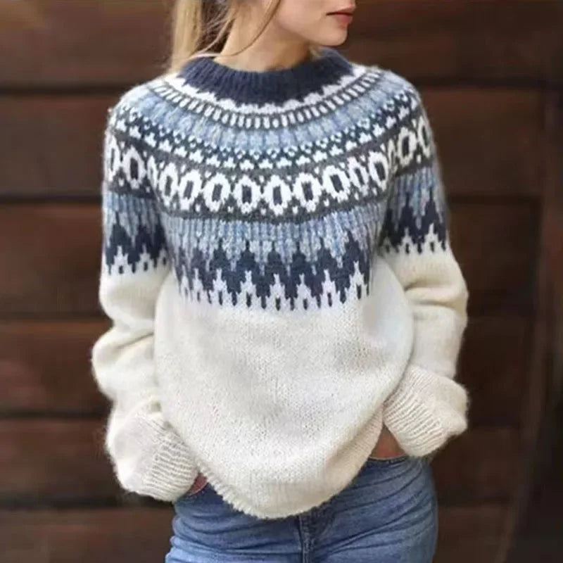 Janet – Vintage Icelandic Knit Jumper – S