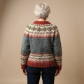 Jessica – Vintage Island Knit Jacket – XL