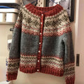 Jessica – Vintage Island Knit Jacket – M