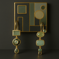 Johanne – Forest heart earrings – image 2