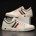 Jon – Striped Trainers – Beige / 33