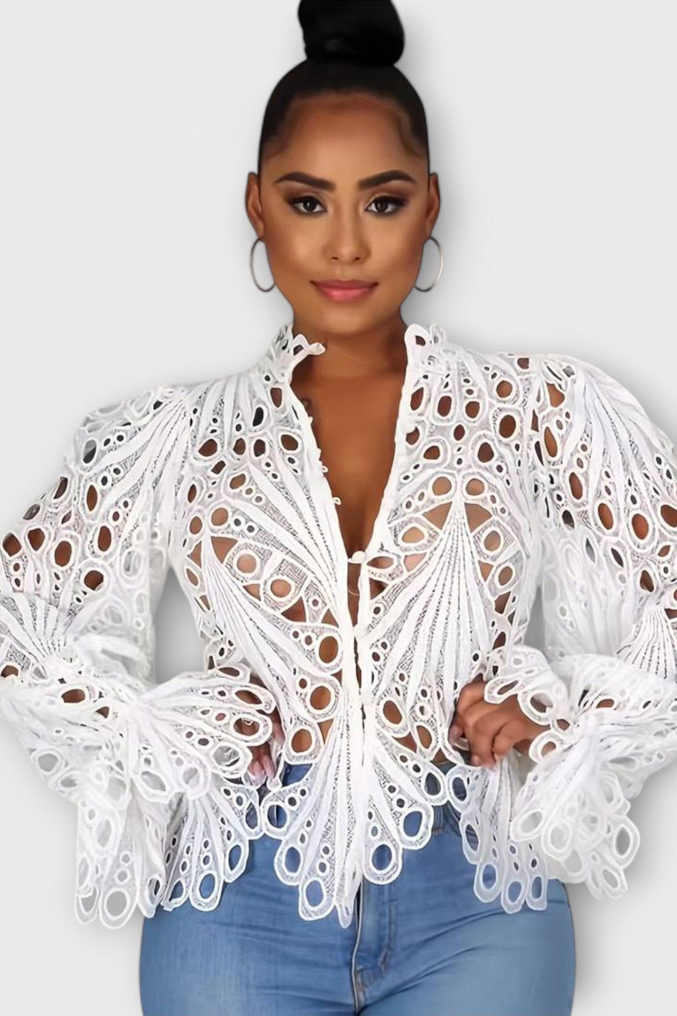 Josefine – Asymmetric blouse – XS