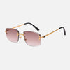 Brown lenses / Golden frame