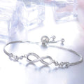 Adjustable Infinity bracelet in silver – Silver