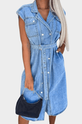 Kaisa – Denim dress – Light Blue / M