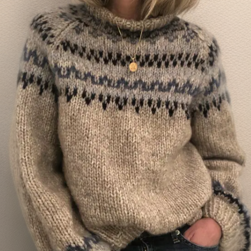 Karen – Vintage Icelandic Knit Jumper – S