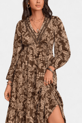 Karla – Boho dress – Brown / M