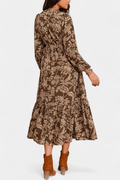 Karla – Boho dress – Brown / XL