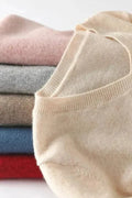 Katrine – Cashmere Jumper – Red / XL