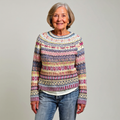 Keira – Vintage Icelandic Knit Jumper – M