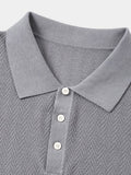 Keld – Tricot Brownstone Polo – Brown / L