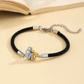 Klára – Cord bracelet with dog pendant – image 3