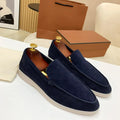 Classic Suede Loafers – Black / 41