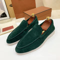 Classic Suede Loafers – Black / 42