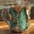 Crystal-infused Mineral Coffee Cup – Green Ore