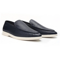 Cowhide Leather Loafers – White / 39