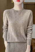 Kuura – Cashmere Jumper – Orange / L
