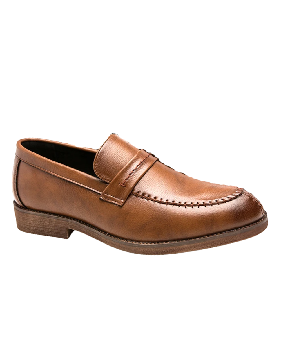 Leather Dress Loafers – Black / 38