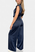Laura – Elegant jumpsuit – Dark Blue / M