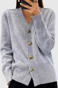 Leila – Cardigan – Pink / L