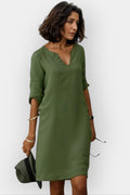 Lene – Powerful summer dress – Green / XL