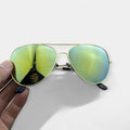 Lene – Sunglasses – Golden frame with Green coating