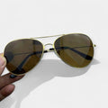 Lene – Sunglasses – Golden coffee lentils