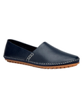 Light Leather Loafers – Blue / 38