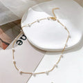 Small pearl necklace in gold – image 2