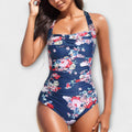 Lina – Swimsuit – Blue / Pink / S