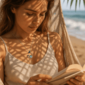 Liv – Silver wave necklace – image 2